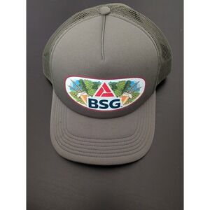 BSG Craft Brewing‎ Foam Mesh Trucker Hat Green OSFM Snapback